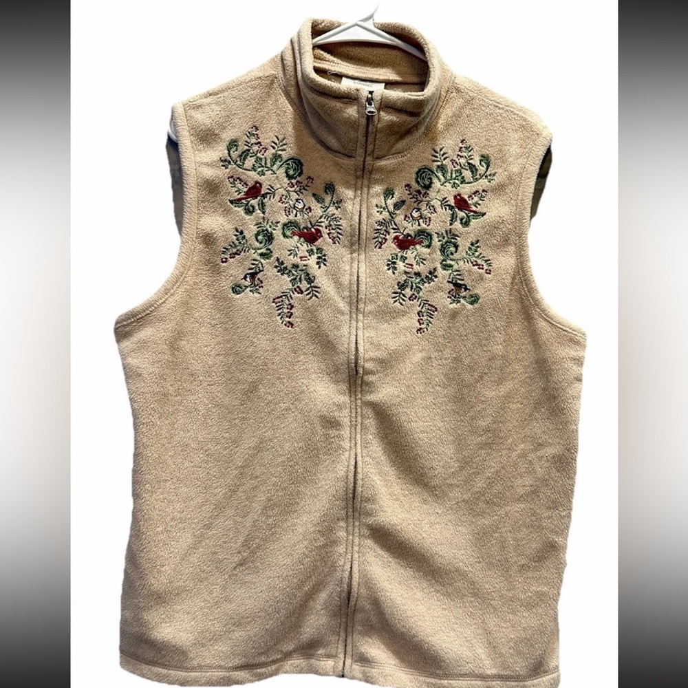 Women’s Baxter & Wells Vest Embroidered With Cardinals Size Large